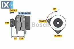 Γεννήτρια BOSCH 0986080530