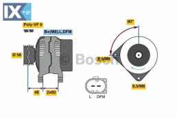 Γεννήτρια BOSCH 0986081230