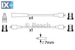 Σετ καλωδίων υψηλής τάσης BOSCH 0986356816