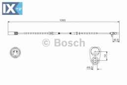 Αισθητήρας, στροφές τροχού BOSCH 0986594512