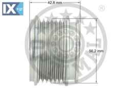 Ελεύθερη περιστροφή γεννήτριας OPTIMAL F51004