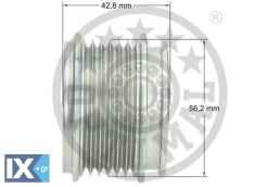 Ελεύθερη περιστροφή γεννήτριας OPTIMAL F51004