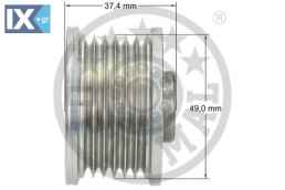 Ελεύθερη περιστροφή γεννήτριας OPTIMAL F51025