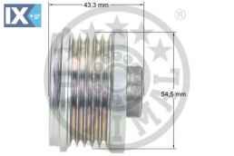 Ελεύθερη περιστροφή γεννήτριας OPTIMAL F51095