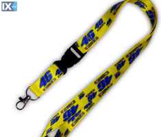 Lanyard Κρεμαστό Λαιμού Valentino Rossi Κίτρινο lan-013