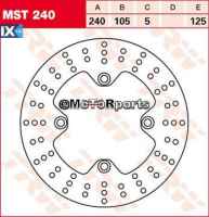 ΔΙΣΚΟΠΛΑΚΑ MST240 XL600V ΟΠ 240-105 4ΤΡ TRW LUCAS