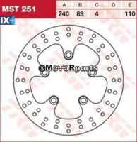 ΔΙΣΚΟΠΛΑΚΑ MST251 GSXR750 SV650 ΟΠ 240-89 5ΤΡ TRW LUCAS