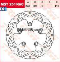 ΔΙΣΚΟΠΛΑΚΑ MST251RAC GSXR750 SV650 2470-89 5ΤΡ ΟΠ LU