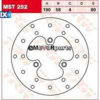 ΔΙΣΚΟΠΛΑΚΑ MST252 F12 F15 MALAGUTI 190-58 3ΤΡ TRW LUCAS