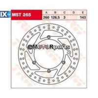 ΔΙΣΚΟΠΛΑΚΑ MST265 KTM LC4 EXC SX 260-126.5 6ΤΡ TRW LUCAS