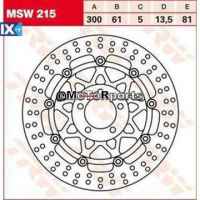 ΔΙΣΚΟΠΛΑΚΑ MSW215 ZZR600 ZX636 02 300-61 5ΤΡ TRW LUCAS