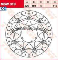 ΔΙΣΚΟΠΛΑΚΑ MSW319 320-101 6ΤΡ TRW LUCAS