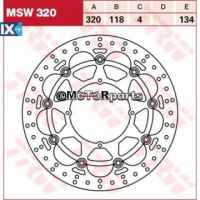 ΔΙΣΚΟΠΛΑΚΑ MSW320 320-118 4ΤΡ TRW LUCAS *