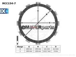 ΔΙΣΚΟΙ ΑΜΠΡΑΓ MCC154-7 XR650 ΣΕΤ TRW LUCAS