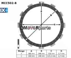 ΔΙΣΚΟΙ ΑΜΠΡΑΓ MCC502-8 KTM LC4 DUKEII SM TRW LUCAS