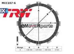 ΔΙΣΚΟΙ ΑΜΠΡΑΓ MCC107-6 CBF250 04-06 ΣΕΤ TRW LUCAS