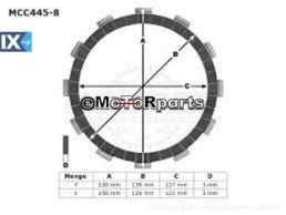 ΔΙΣΚΟΙ ΑΜΠΡΑΓ MCC445-8 ΣΕΤ TRW LUCAS