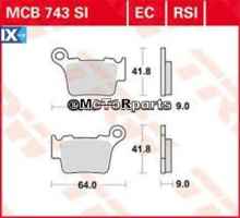 ΤΑΚΑΚΙΑ MCB743SI ΜΕΤΑΛ OFF ROAD TRW LUCAS F368