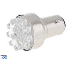 Λάμπα Led Στοπ 1157 P21/5W Red 12Led LED-1157-R