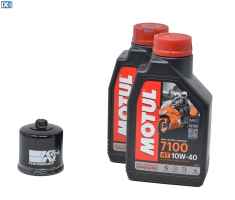 Πακέτο Service MOTUL 7100 10w-40 Με Φίλτρο Λαδιού ΚΝ303 2L Kawasaki Versys 650 2010402L303