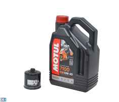 Πακέτο Service MOTUL 7100 10w-40 Με Φίλτρο Λαδιού ΚΝ204 4L Honda Varadero 1000 2010404L204