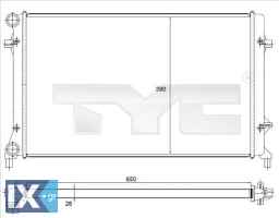 ΨΥΓΕΙΟ ΝΕΡΟΥ GOLF V, OCTAVIA 5 FSI 1K0121251E 7020023 1K0121251E 1K0121251AP 1K0121251AR 1K0121251CD 1K0121251CE 1K0121251CJ 1K0121251CN 1K0121251DK 1K0121251DL 1K0121251E 1K0121251F 1K012