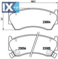 ΣΕΤ ΤΑΚΑΚΙΑ ΦΡ.ALMERA P56033 4106001A00 410600M890 410600M891 410600M893 410600M8S0NW 410600M990 410600M991 410601N025 410601N060 410601N090 410601N790 410601N890 410602N391 410602U090 410610M892 410