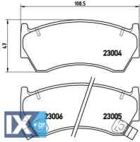 ΣΕΤ ΤΑΚΑΚΙΑ ΦΡ.ALMERA P56033 4106001A00 410600M890 410600M891 410600M893 410600M8S0NW 410600M990 410600M991 410601N025 410601N060 410601N090 410601N790 410601N890 410602N391 410602U090 410610M892 410