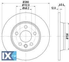 ΔΙΣΚΟΣ ΦΡΕΝΩΝ ΠΙΣΩ VW T4 MINTEX MDC1525 701615601 701615601A 7D0615601 7D0615601B 701615601 701615601A 7D0615601 7D0615601B 701615601 701615601A 7D0615601 7D0615601B 701615601 701615601A 7D0615601 7D