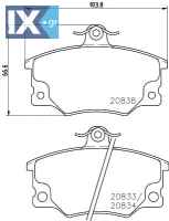 ΤΑΚΑΚΙΑ ΕΜΠΡΟΣ ALFA ROMEO FIAT LANCIA MDB1240 MDB1240 571309S 0005983950 5888147 5889089 5892730 5892733 5892738 5951681 5983919 5983950 60777600 71748385 71770948 77362268 77362309 791