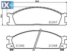 ΤΑΚΑΚΙΑ ΕΜΠΡΟΣ FORD NISSAN SUBARU MDB1482 MDB1482 4100010G08 4106005N90 4106005N91 4106005N93 4106005N94 4106008N90 4106008N91 4106008N92 4106009G90 410600H525 410600H590 4106017V90 410