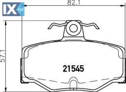 ΤΑΚΑΚΙΑ MINTEX NISSAN MDB1489 MDB1489 440603F025 440603F085 440603FD85 4406070J25 4406070J26 44060BM425 44060BM426 D4060BM40A