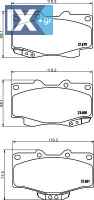 ΤΑΚΑΚΙΑ ΕΜΠΡΟΣ TOYOTA HILUX VW TARO MDB1647 MDB1647 3501130F00 3501140F00 3501150F00 9100712 0446504010 0446535030 0446535140 0446535190 0446535230 0446535260 0446560130 0446560260 0446