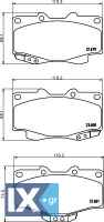 ΤΑΚΑΚΙΑ ΕΜΠΡΟΣ TOYOTA HILUX VW TARO MDB1647 MDB1647 3501130F00 3501140F00 3501150F00 9100712 0446504010 0446535030 0446535140 0446535190 0446535230 0446535260 0446560130 0446560260 0446