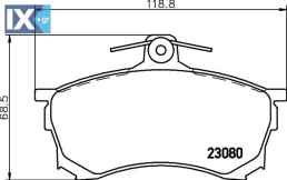 ΤΑΚΑΚΙΑ ΕΜΠΡΟΣ MITSUBISHI CARISMA 1996 MDB1726 MDB1726 DBP511116 MR249240 MR290240 MR389519 MR407944 MZ690333 X3511004