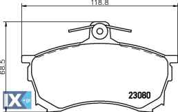 ΤΑΚΑΚΙΑ ΕΜΠΡΟΣ MITSUBISHI CARISMA 1996 MDB1726 MDB1726 DBP511116 MR249240 MR290240 MR389519 MR407944 MZ690333 X3511004