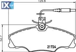 ΤΑΚΑΚΙΑ MINTEX PEUGEOT MDB1731 425131 425268 425131 425268