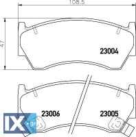 ΤΑΚΑΚΙΑ MINTEX NISSAN MDB1760 MDB1760 410600M890 410600M891 410600M893 410600M8S0NW 410600M990 410600M991 410601N025 410601N060 410601N090 410601N790 410601N890 410602N391 410602U090 41