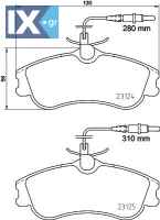 ΤΑΚΑΚΙΑ MINTEX PSA MDB1812 MDB1812 1611335080 425154 425155 425485 1611335080 172059 425154 425155 425485