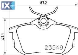 ΤΑΚΑΚΙΑ MINTEX MITSUBISHI - VOLVO MDB1831 AY040TY035 33456781 M620770 M850978 MB850978 MN125772 MR850978 MW30620770 MZ690345 X3516005 4544201020 30620770 306207705 30623264 30630556 30630613 30638455