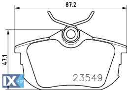 ΤΑΚΑΚΙΑ MINTEX MITSUBISHI - VOLVO MDB1831 AY040TY035 33456781 M620770 M850978 MB850978 MN125772 MR850978 MW30620770 MZ690345 X3516005 4544201020 30620770 306207705 30623264 30630556 30630613 30638455