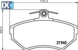 ΤΑΚΑΚΙΑ MINTEX VW GROUP 1HM698151 MDB1868 1HM698151 1HM698151A 357698151E 6N0698151A 6N0698151B 1HM698151 1HM698151A 357698151E 6N0698151A 6N0698151B 1HM698151 1HM698151A 357698151E 6N06