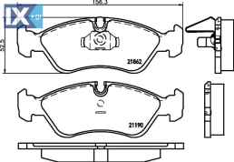 ΤΑΚΑΚΙΑ ΕΜΠΡΟΣ OPEL ASTRA F CHEVROLET MDB1889 MDB1889 90399495 93176122 1605089 1605454 1605696 1605746 1605789 1605808 1605911 90297770 90398760 90399495 90496733 90496734 90511162 93