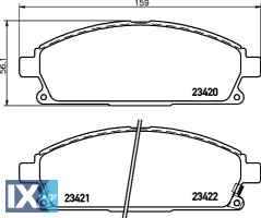 ΤΑΚΑΚΙΑ MINTEX NISSAN MDB1975 MDB1975 45022S3VA11 410600W785 410600W786 410601W385 410601W386 410601W387 410601W388 410601W485 410601W486 410603H085 410605V285 410605V286 410605W585 410