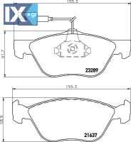 ΤΑΚΑΚΙΑ ΕΜΠΡΟΣ FIAT- LANCIA - ALFA ROMEΟ MDB2068 MDB2068 6001073148 7087050 71752295 71752995 71772208 77362193 77362202 77362222 77362231 77362331 77362683 9947955 9948095 9948334 9948