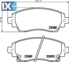 ΤΑΚΑΚΙΑ MINTEX TOYOTA MDB2173 MDB2173 0446502030 0446502140 04465YZZBE