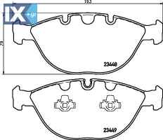 ΤΑΚΑΚΙΑ MINTEX BMW MDB2320 MDB2320 2180420 34112180420 34116756350 34116761282 6756350 6761282