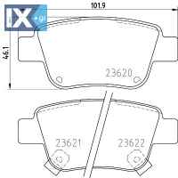 ΤΑΚΑΚΙΑ ΠΙΣΩ TOYOTA AVENSIS ALPHARD CORO PREVIA III COROLLA 446605010 MDB2546 0446558010 0446605010 0446605020 0446628110 0446658010 04466WY030 04466YZZE2