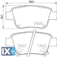 ΤΑΚΑΚΙΑ ΠΙΣΩ TOYOTA AVENSIS ALPHARD CORO PREVIA III COROLLA 446605010 MDB2546 0446558010 0446605010 0446605020 0446628110 0446658010 04466WY030 04466YZZE2