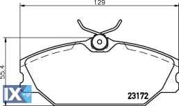 ΤΑΚΑΚΙΑ ΕΜΠΡΟΣ RENAULT CLIO LAGUNA MEGAN MDB2561 MDB2561 410604441R 410607125R 7701206379 7701206380 7701209380 8660004593 8671005930